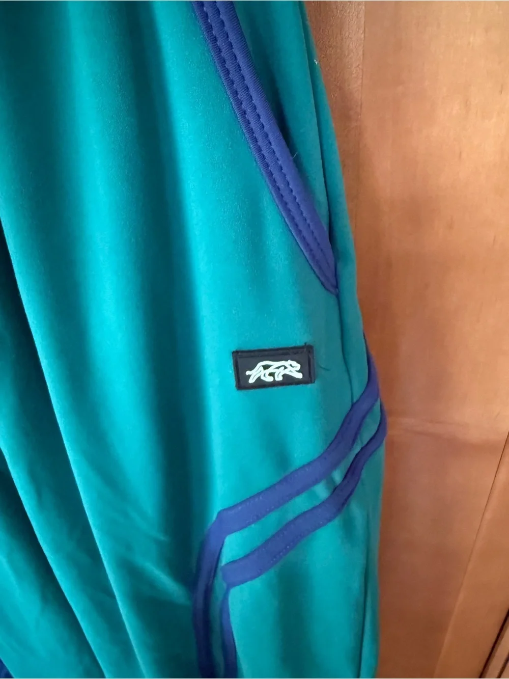 Tiger Friday CXL green with blue Selene Joggers- Rugby color